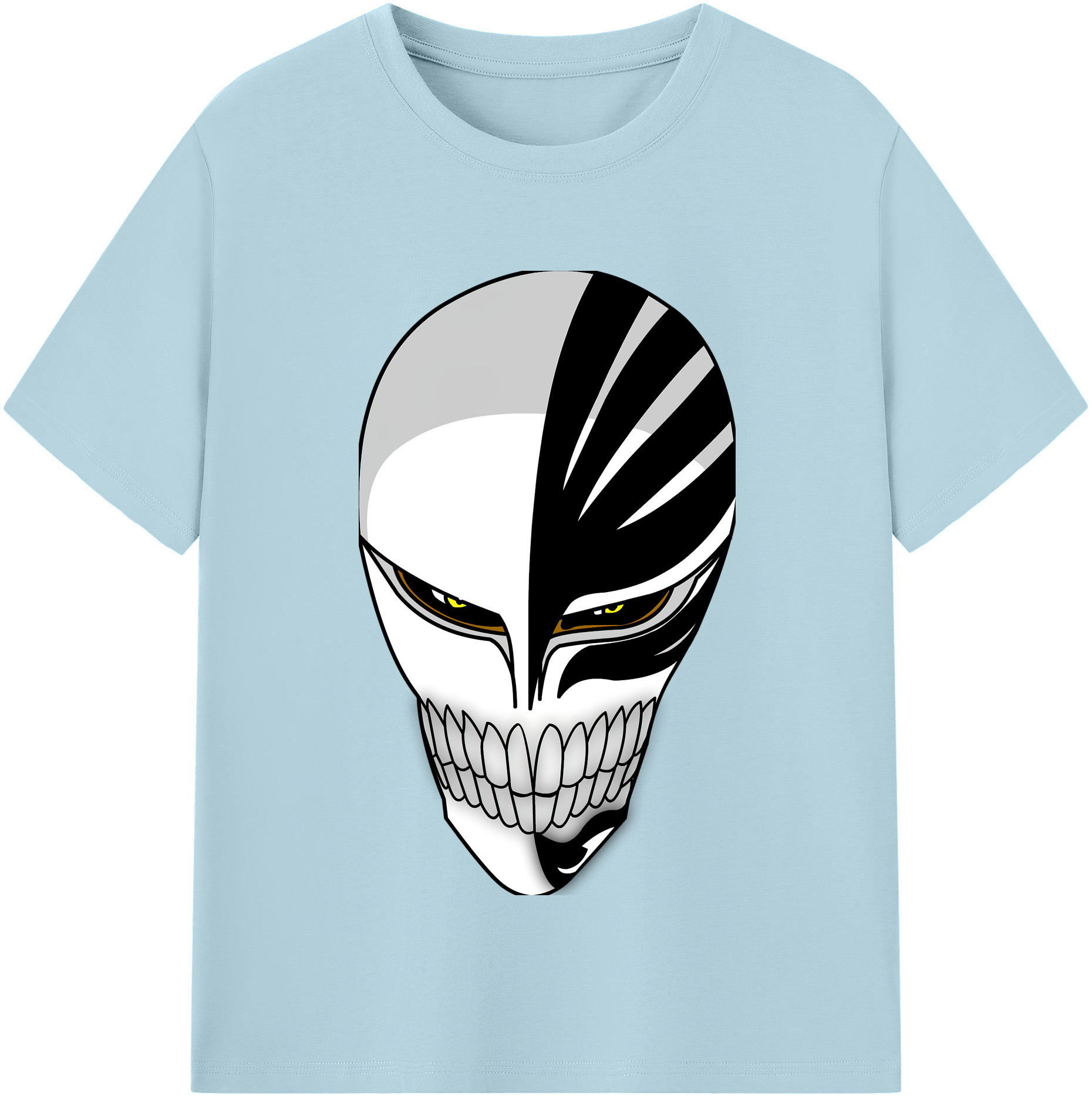 （画像用） ブリーチ 黒崎一護（くろさき いちご）BLEACH Kurosaki Ichigo 綿100％半袖Tシャツ（フロントプリント）